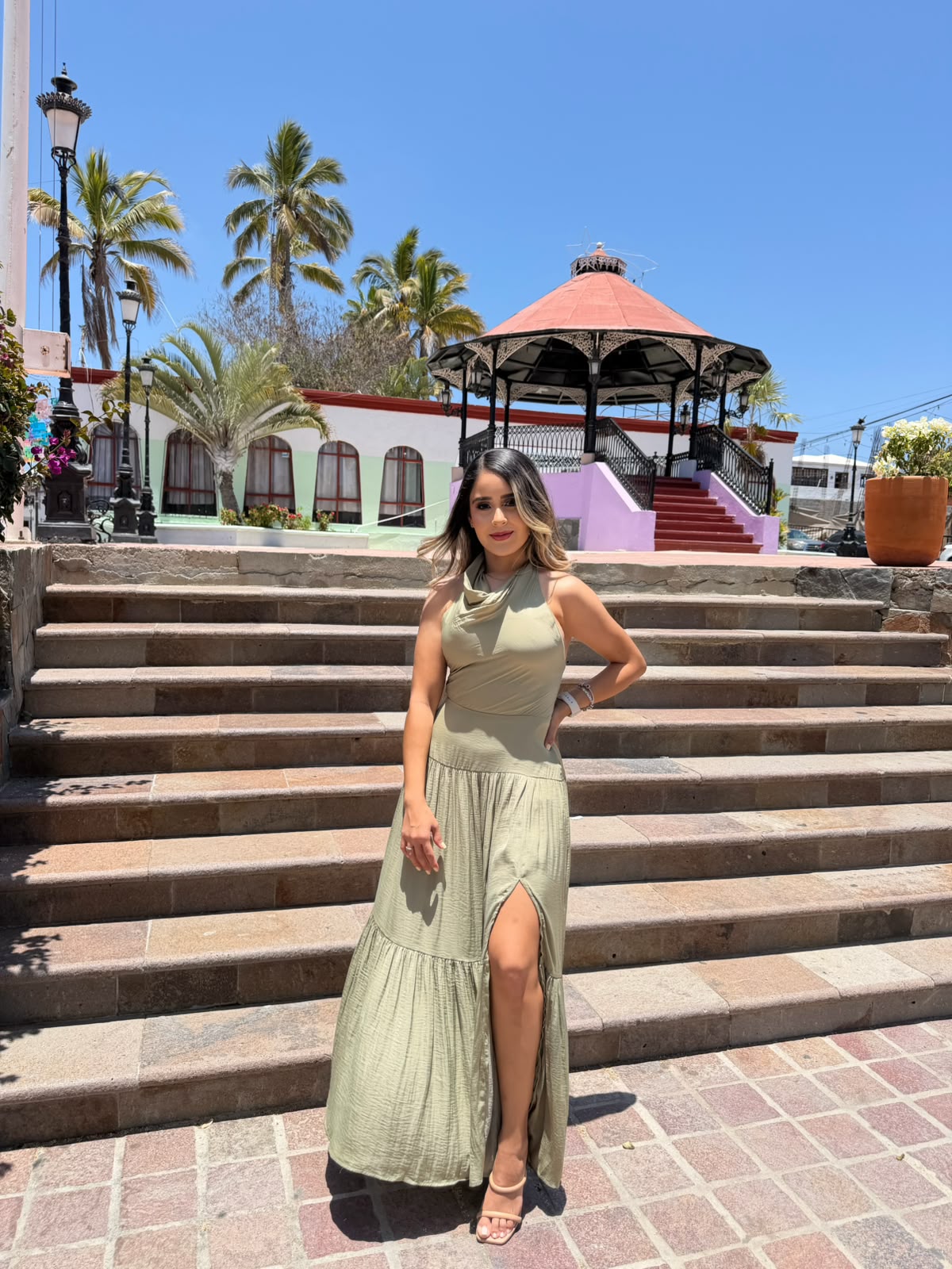 Olive dress